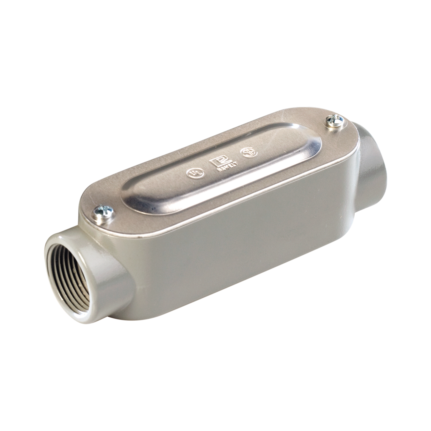 OC-2989C - Caja Ovalada Roscada tipo C de 1/2" (12.7 mm) / Incluye tapa y tornillos.