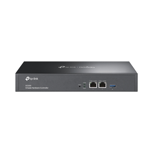 OC300 Controladora Omada para gestionar hasta 500 equipos Omada/ Gestion desde la Nube gratuita / Actualizaciones masivas / 2 puertos Gigabit con PoE af/at