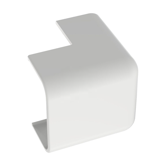 OCF10WH-X - Esquinero exterior, para uso con canaleta LD10, material ABS, Color Blanco