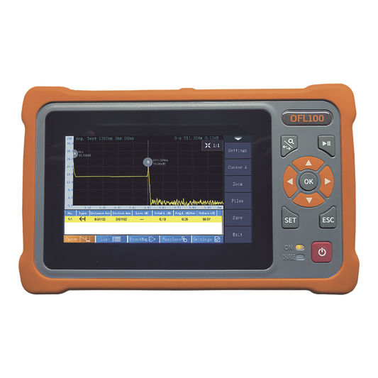 OFL100 - OTDR Monomodo para Pruebas en Enlaces de Fibra �ptica, Longitudes de Onda 1310 y 1550 nm, Entrada SC/APC