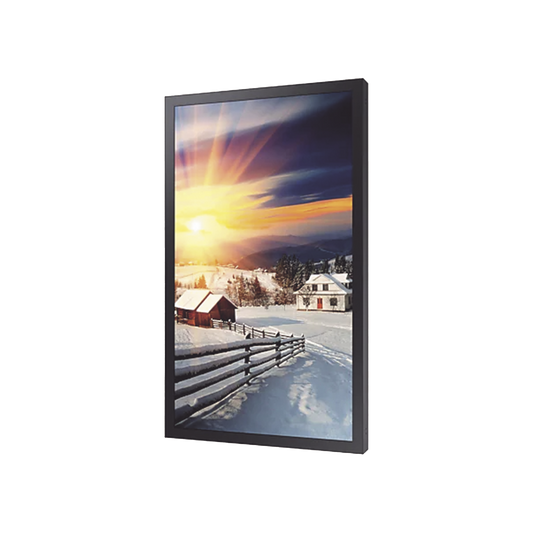 Pantalla Profesional LED 85 para Exterior con Vidrio Templado de Protección 5T, HDMI/HDBaseT (LAN), Brillo 3000 cd/m2. Compatible VESA