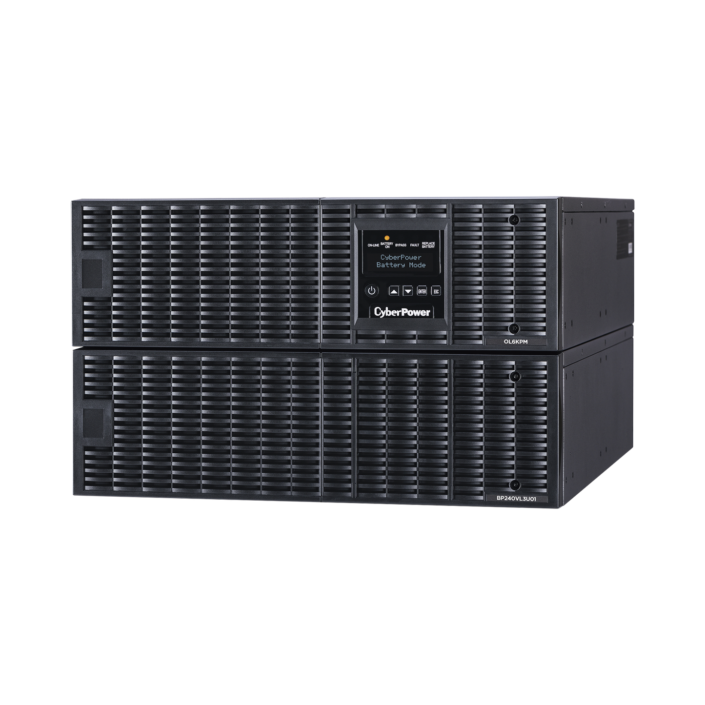 OL6KRT UPS de 6000 VA/5400 W, Online Doble Conversión, 200 - 240 Vac de Entrada NEMA L6-30P, Onda Senoidal Pura, Torre o Rack de 6 UR, Con 2 Tomas NEMA L6-20R y 2 NEMA L6-30R