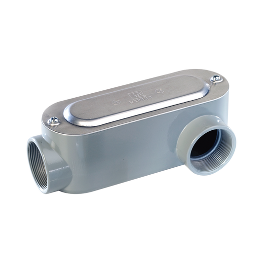 OLL-0094C - Caja Condulet tipo LL de 1" (25.4 mm) Incluye tapa y tornillos.