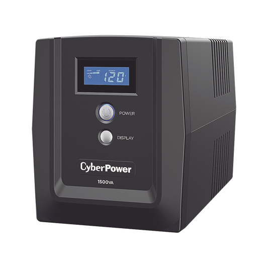 OM1500ATLCDA - UPS de 1500 VA/900 W, Topología Línea Interactiva, Entrada 120 Vca NEMA 5-15P, y 8 Salidas NEMA 5-15R, Con Regulador de Voltaje (AVR)