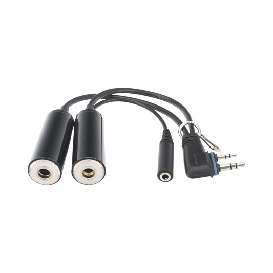 OPC-2379 - Cable de accesorios para conexión de diadema aéreas a radio IC-A25N/C