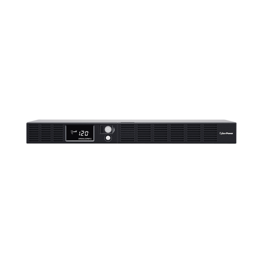 OR500LCDRM1UA UPS de 500 VA/300 W, Topología Línea Interactiva, Entrada 120 Vca NEMA 5-15P, Tipo Rack 1 UR, Con 6 Tomas NEMA 5-15R