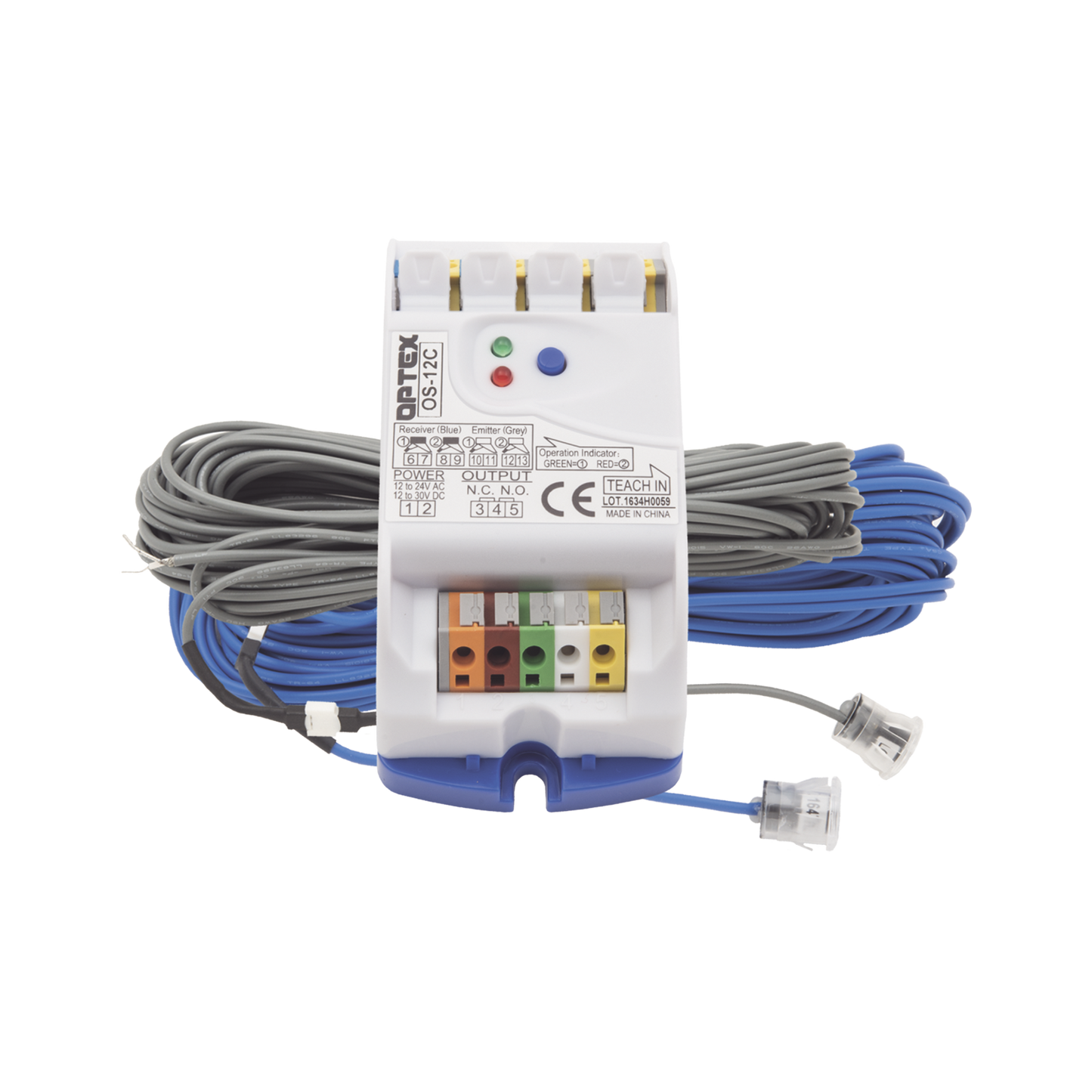 OS12CT Sensor Haz  de Seguridad Infrarroja para activación y seguridad de puertas automáticas