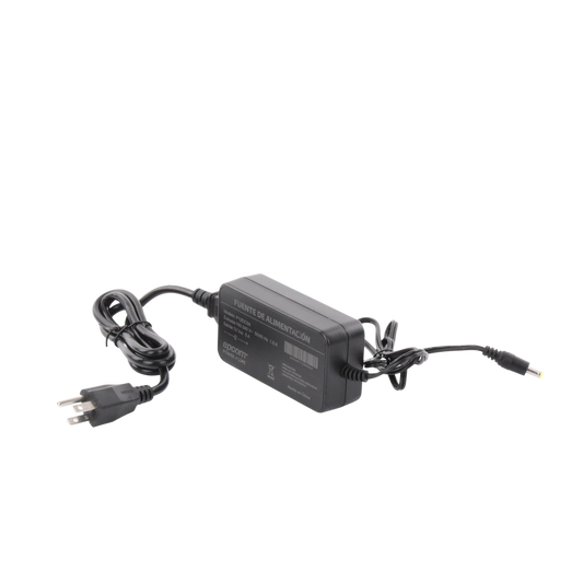 P12DC5A - Fuente de poder con Cables de Extensión para Mayor Alcance 12 Vcc / 5 Amperes / Profesional / 0.5 metros a la toma de alimentación / 0.5 metros a la conexión del dispositivo