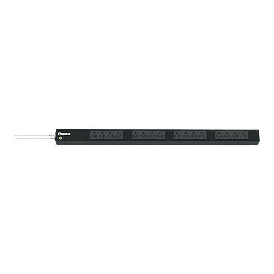 P16B07M PDU Básico para Distribución de Energía, Enchufe de Entrada NEMA 5-20P, Con 16 Contactos NEMA 5-20R, de Instalación Vertical, 20 Amp, 120 Vca