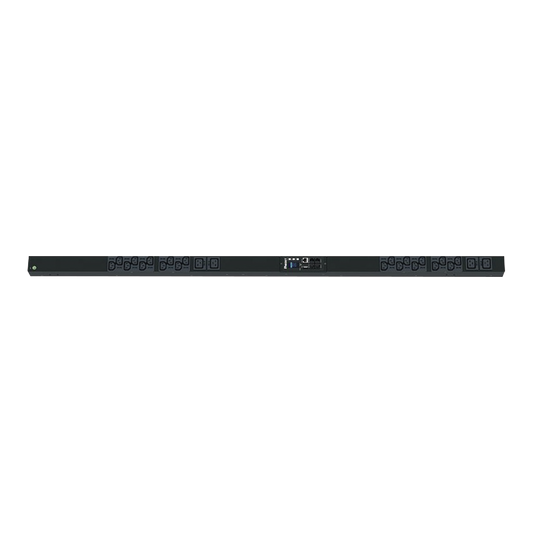 P24D24M PDU Monitoreable (MI) para Distribución de Energía, Enchufe de Entrada NEMA L6-20P, Con 20 Salidas C13 y 4 C19, de Instalación Vertical, 120 o 220 Vca, 20 Amp
