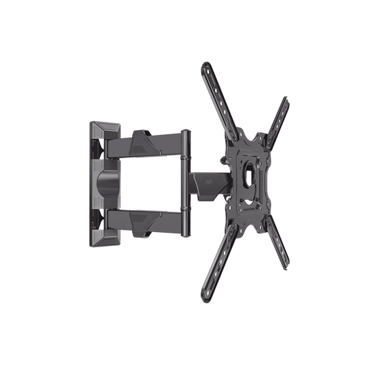 P4-NB  Montaje de Pared Articulado para Monitor de 32-55 / Soporta hasta 27.2 Kg / Vesa 400 x 400 / 100 x 100 / Acero / Separación a Pared de 5 cm a 40 cm