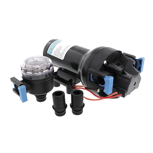 Bomba de diafragma controlada por presión para trabajo pesado ParMax 6 de 24 Vcd 60PSI