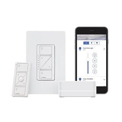 PBDGPKG1W - (Caseta Wireless) Kit Hub controlador, atenuador (dimmer), control y tapa.