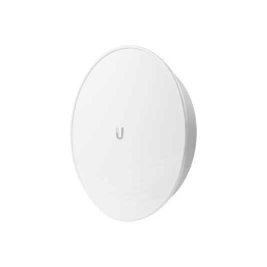 PBE-5AC-ISO-GEN2 PowerBeam airMAX AC ISO Gen2 hasta 450 Mbps, 5 GHz (5150 - 5875 MHz) con antena integrada de 25 dBi con aislamiento RF y radomo incluido