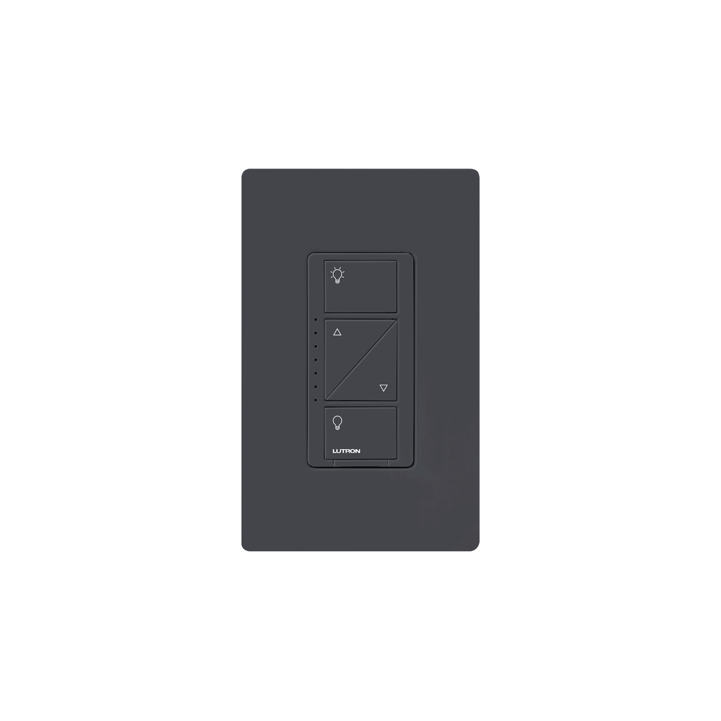 PD6WCLBL (Caseta Wireless) Atenuador de pared. Aumenta/Disminuye Intensidad de Iluminación. No requiere cable neutro. 150W LED / 600W INC/HAL