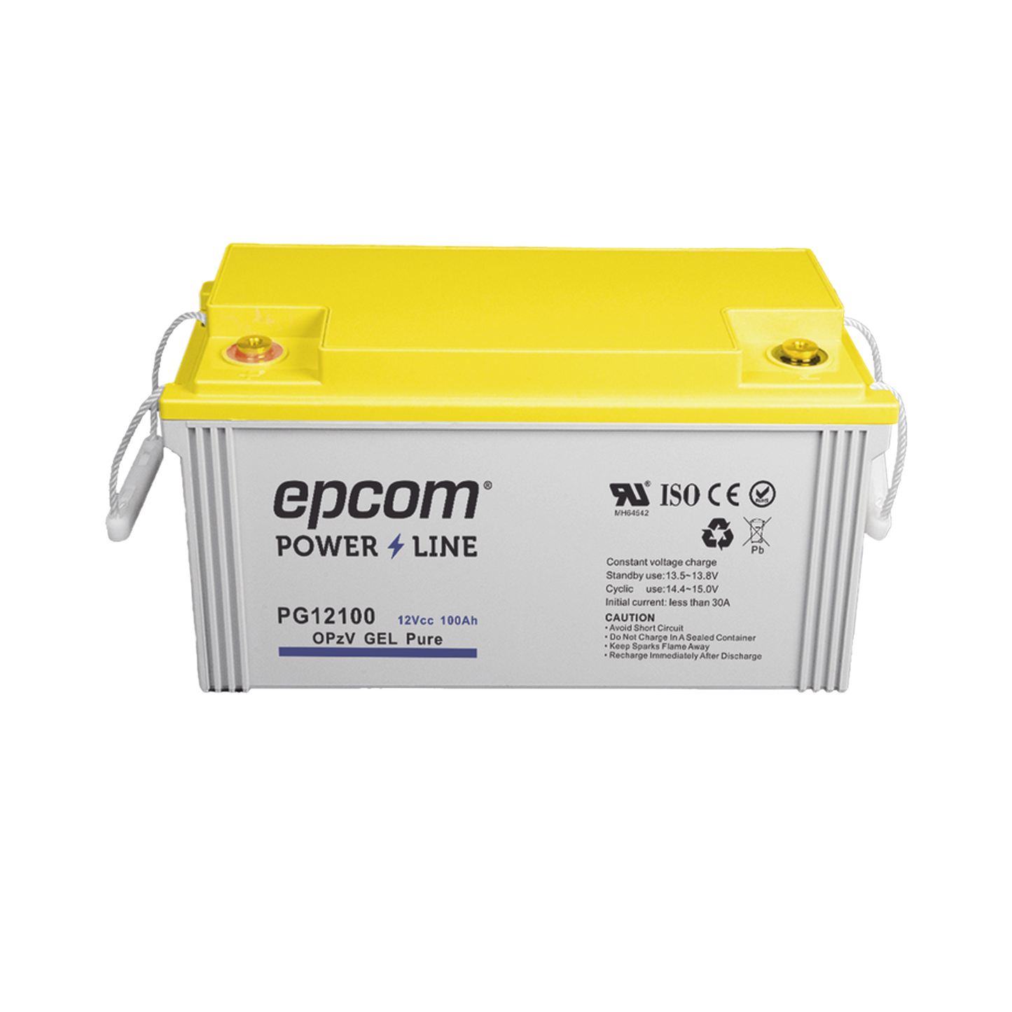 PG12100 Batería de GEL PURO OPzV / 12 V @ 100 Ah / Ciclo profundo / Uso en Aplicaciones Fotovoltaicas y de Respaldo