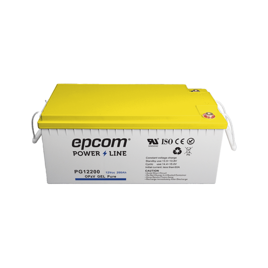 PG12200 Batería de GEL PURO OPzV / 12 V @ 200 Ah / Ciclo profundo / Uso en Aplicaciones Fotovoltaicas y de Respald