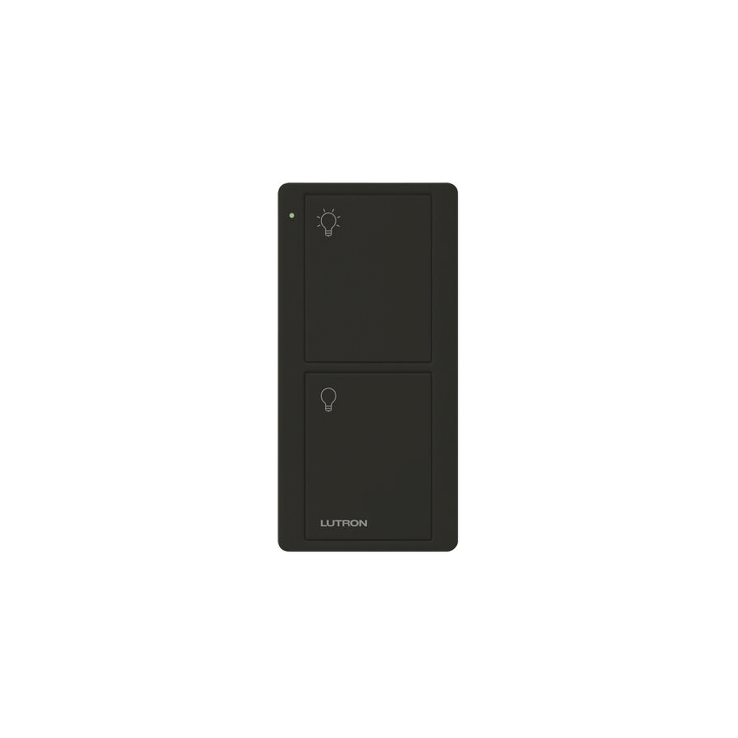 PJ22BGBLL01 Control remoto PICO 2 botones encender/apagar, color negro, complemente con un switch on/off, Caseta, RA2, RadioRa2