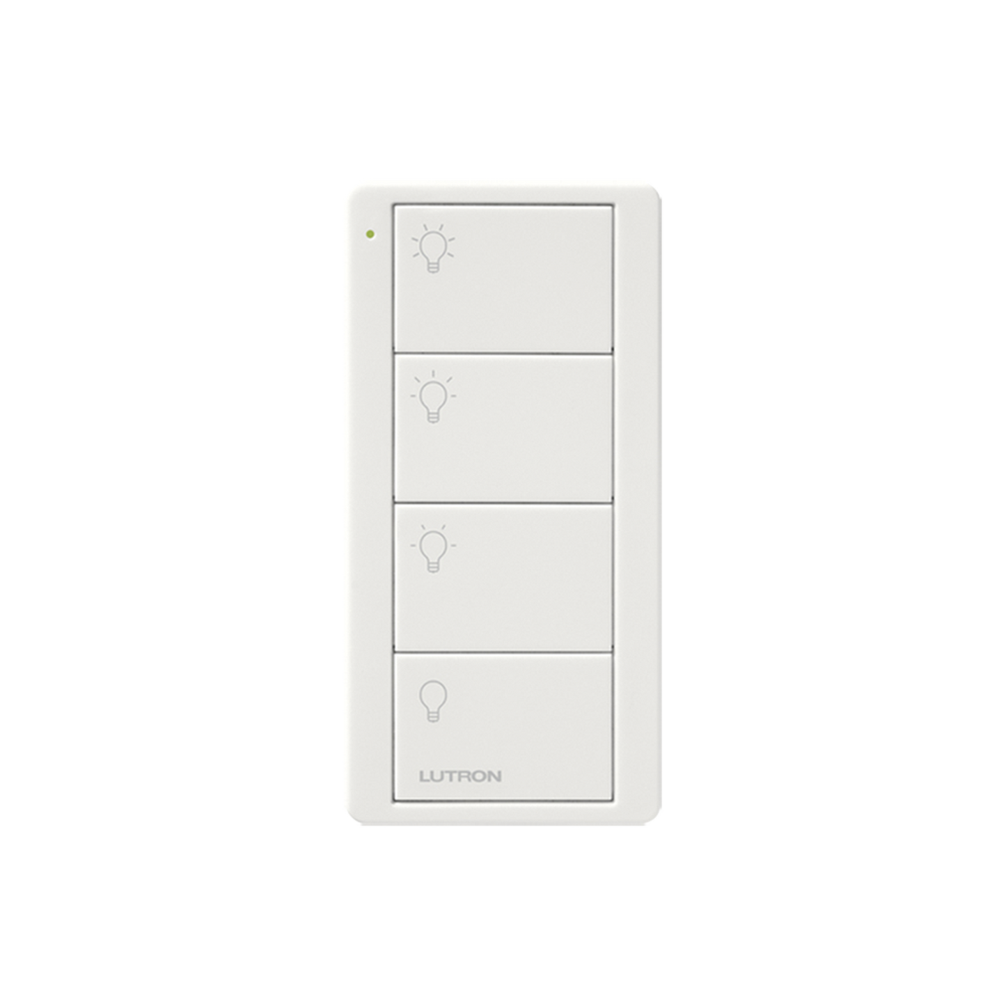 PJ24BGWHL31 Control inalambrico Pico, 4 botones, ideal para generar 3 escenas y un apagado