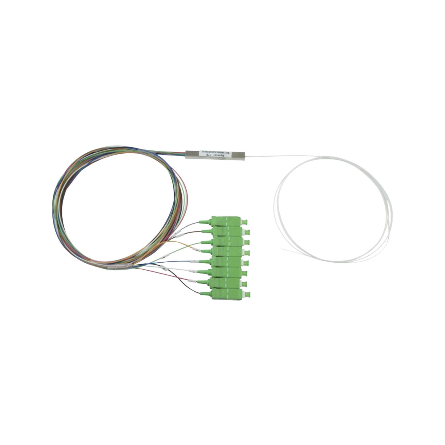 PLC-108-SCAPC Splitter (Divisor Óptico) tipo PLC, de 1x8, conectores SC/APC de salida