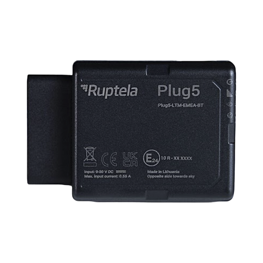 PLUG5 - Rastreador localizador avanzado / Conexion por OBD/ BLE 5.0 / LTM CAT4/ lectura de OBD, CAN y LCV