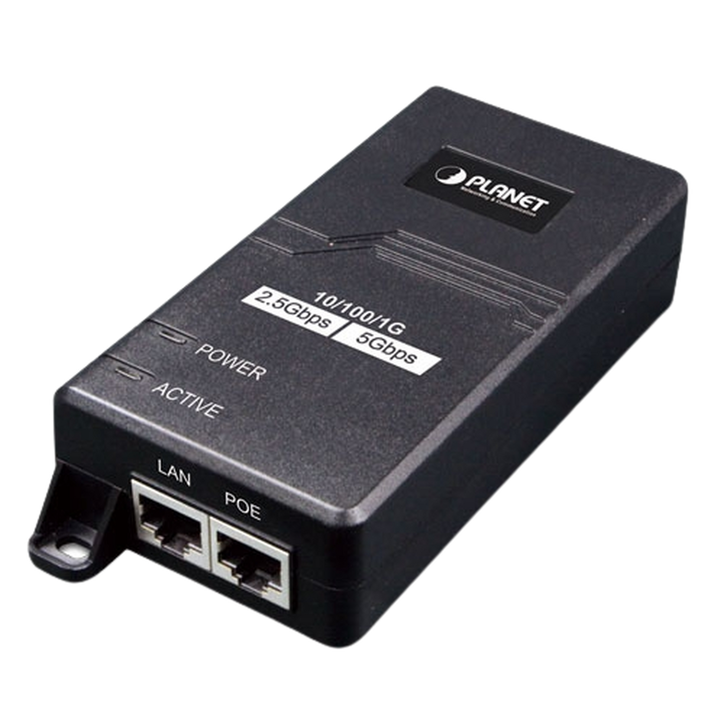 POE-165 - Inyector PoE 802.3 af/at, Hasta 30 W, con Puertos de 10/100/1000Mbps/ 2.5 Gbps/5 Gbps