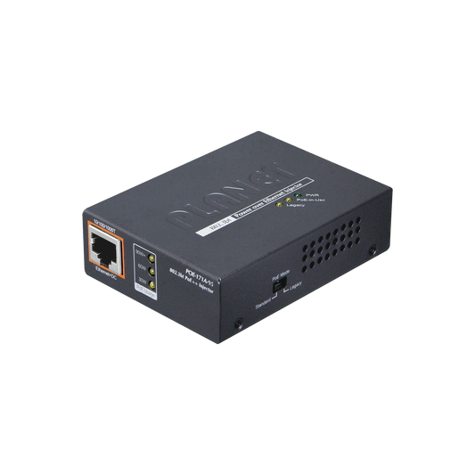 POE-171A-95 Inyector PoE 802.3af/at/bt , Hasta 95 Watts, Puerto Gigabit con Fuente Externa