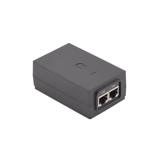 POE-24-24W Adaptador PoE Ubiquiti de 24 VDC, 1.0 A Puerto Fast Ethernet