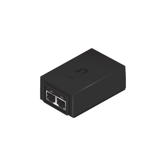POE-24-24W-G Adaptador PoE Ubiquiti de 24 VDC, 1.0 A con puerto Gigabit