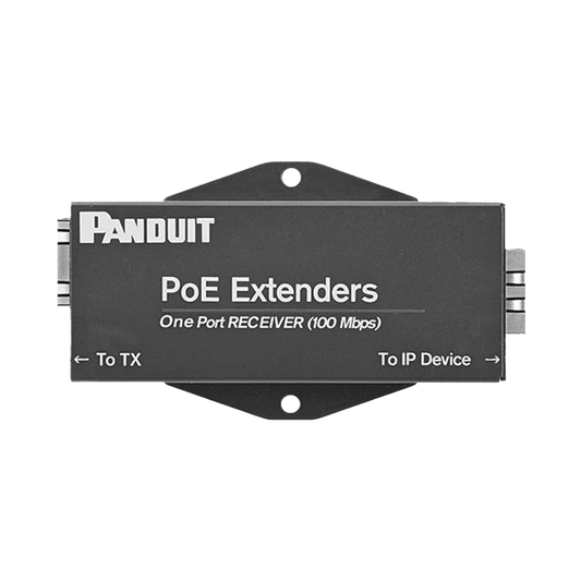 POEXRX1 Receptor PoE/PoE+ Para Uso con Transmisor POEXTX1, Hasta 610 Metros (2000 ft) con Cable Cat5e o Cat6, 10/100Mbps