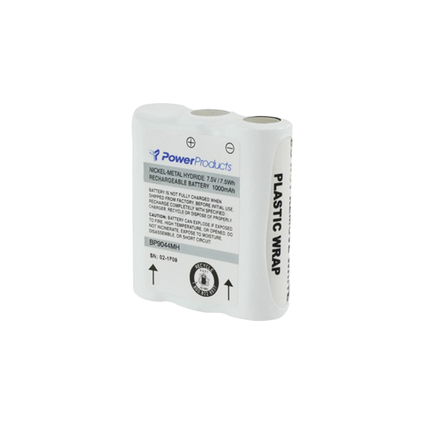 PP-HNN9044MH - Batería de Ni-MH, 1000 mAh 7.5 V para radios Motorola SP10, SP50, P10, P50+, HT10, SPIRIT M SERIES