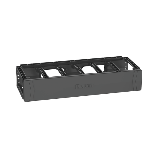 PR2HF2 Organizador de Cables Horizontal PatchRunner?, Sencillo (Solo Frontal), Para Rack de 19in, 2UR