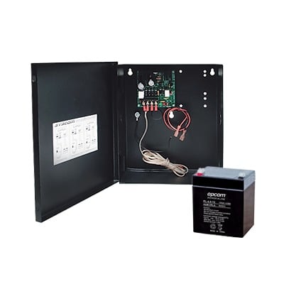 PRO-12V-1AK Fuente de 12 Vcc/1A para Control de Acceso con Batería Incluida.