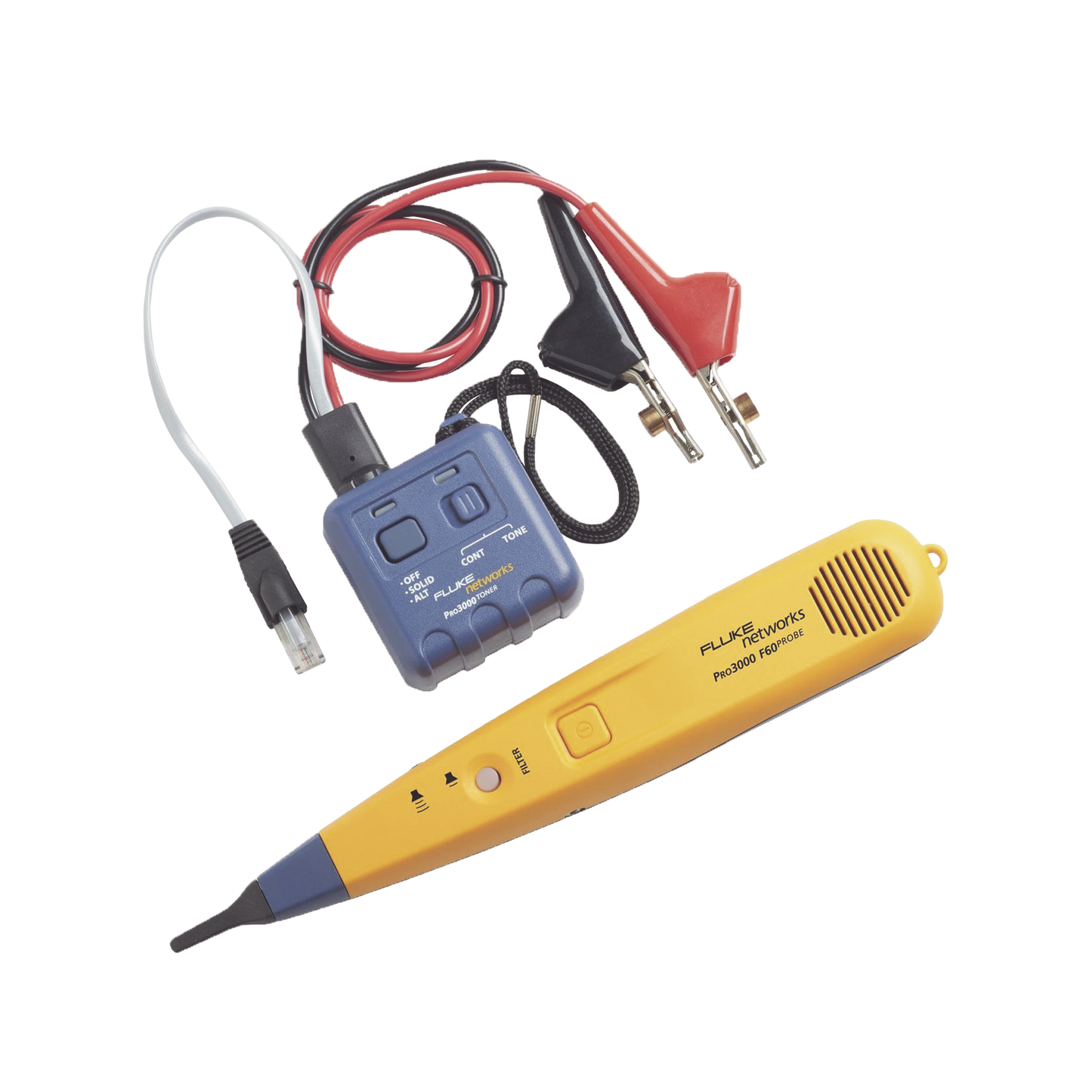 PRO3000F60-KIT - Generador y Sonda (Detector) de Tonos PRO3000, Con Filtrado de Se�ales a 60Hz, Para Identificaci�n de Se�ales Anal�gicas en Cableado Inactivo