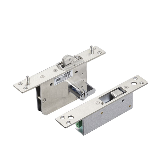 PROEB230C Cerradura eléctrica para puertas corredizas tipo gancho / apertura con llave ambos lados / Abierto en caso de falla/ IP65
