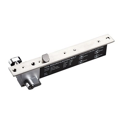 PROEB-600CK Cerradura Eléctrica de Perno deslizable, Cerrada en Caso de Falla (Fail Secure), Apertura con Llave en Caso de Emergencia