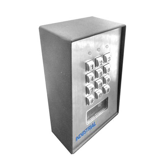 PRO-KEYPAD-3V2 - Teclado Exterior/Interior Antivandálico, 3 Relevadores, Salida Wiegand, 1200 Usuarios, Lector de Proximidad