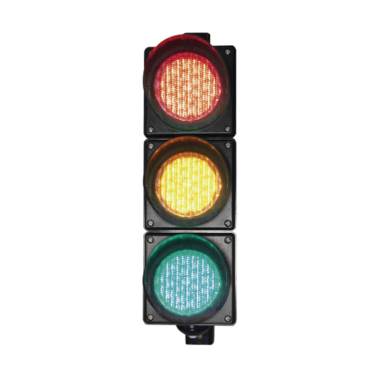 PRO-LIGHT-LEDT10 Semáforo / Señalización Rojo, Verde y Amarillo / Diametro 100mm / LED / 110vca.