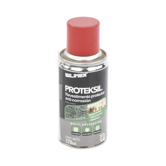 PROTEKSIL Revestimiento protector anti-corrosión en aerosol, para ambientes altamente húmedos, 170 ml.