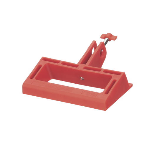 PSL-CBL - Bloqueador LOTO de Manija Grande para Disyuntores de Caja Moldeada, 2.24" (56.8m) Largo x 3.75" (95.2mm) Ancho. Color rojo