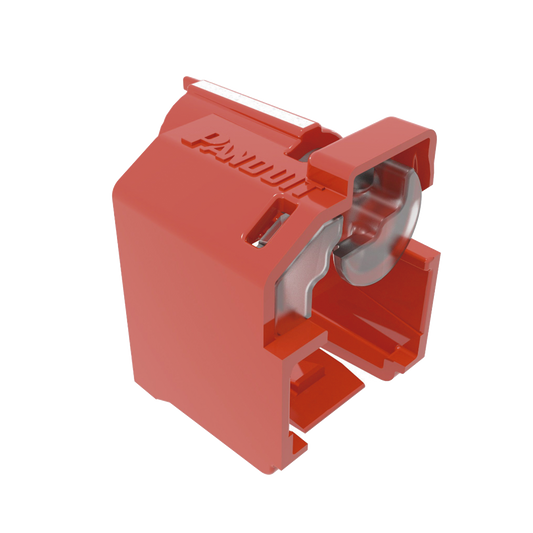 PSL-DCPLRE - Kit de 10 Dispositivos Recubiertos para Impedir Desconexi�n de Plug RJ45, Color Rojo, Incluye Herramienta para Instalar/Retirar