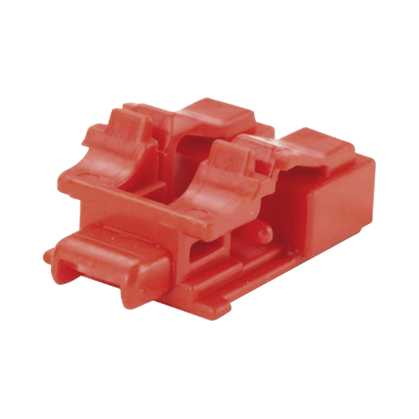 PSL-LCAB - Kit de 10 Dispositivos para Bloquear Puertos de Fibra �ptica LC Duplex, Color Rojo, Incluye Llave de Extracci�n