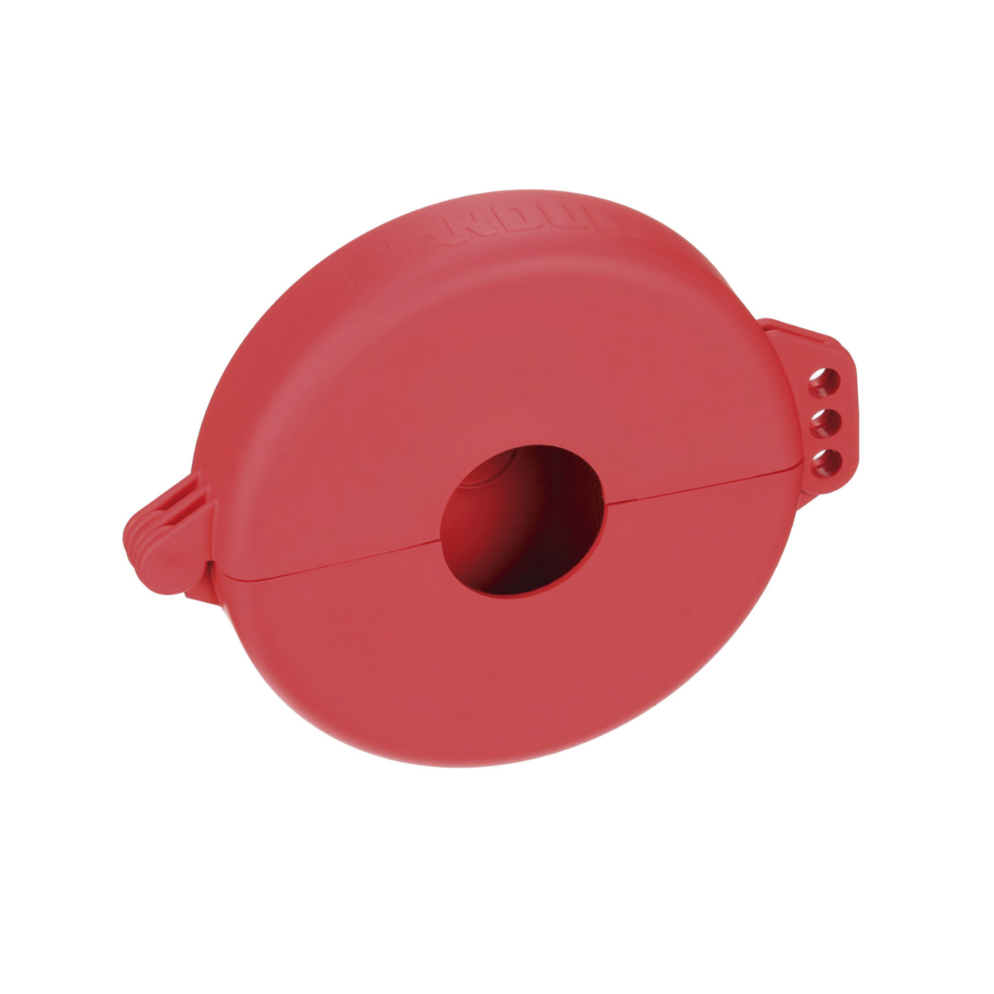 PSL-V6A - Dispositivo de Bloqueo LOTO para Válvulas de Compuerta, Para Diámetros de 3 a 6.5", Color Rojo