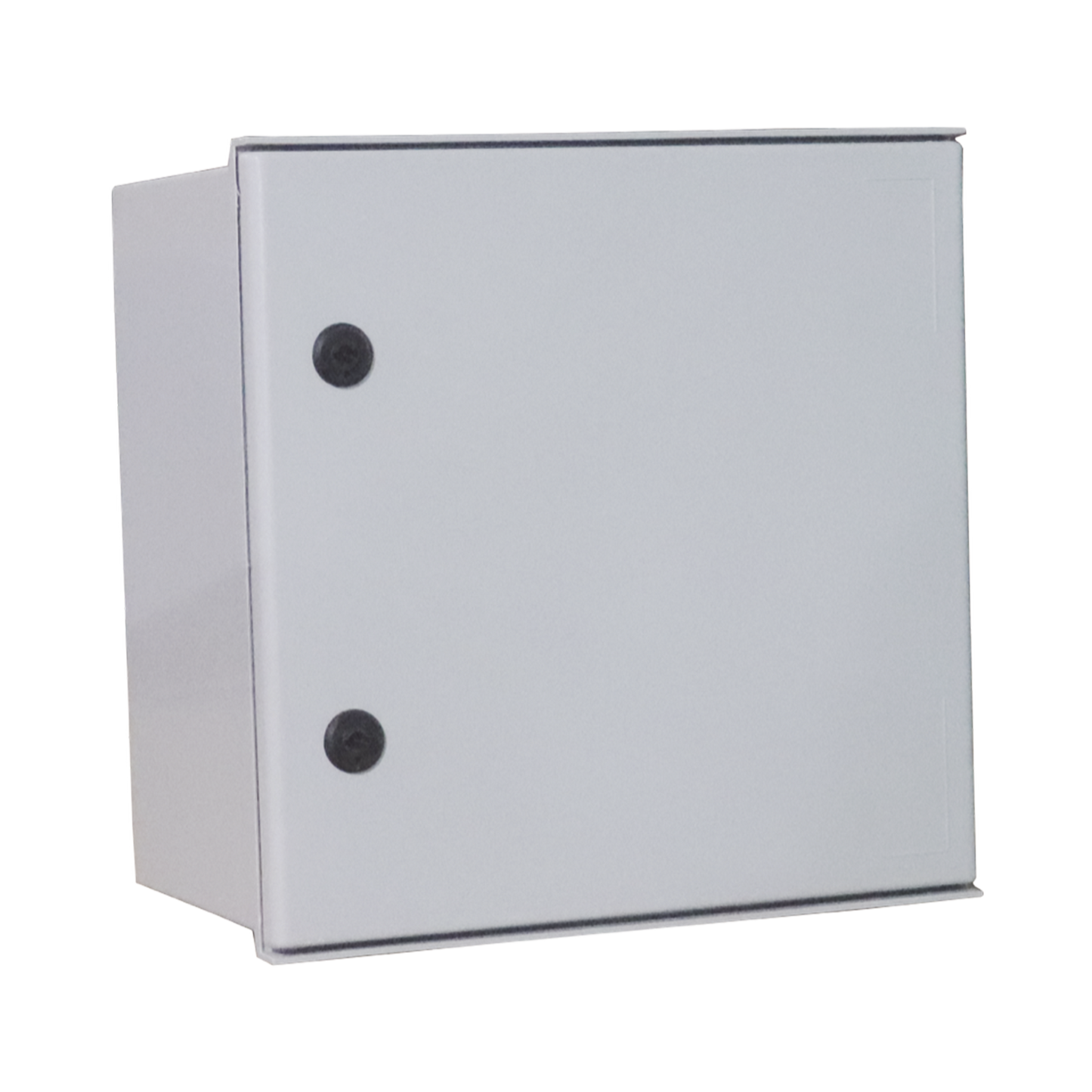 PST-4040-20P - Gabinete de Poliéster IP65 Uso en Intemperie (400 x 400 x 200 mm) con Placa Trasera Interior de Plástico (Incluye Chapa y Llave).