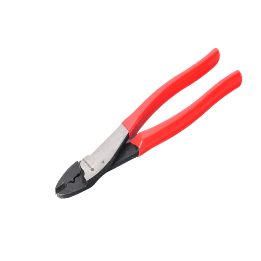 PST-H010-08 Pinza de 9.5 para cortar y crimpar ( ponchar )  terminales Aislados y No aislados