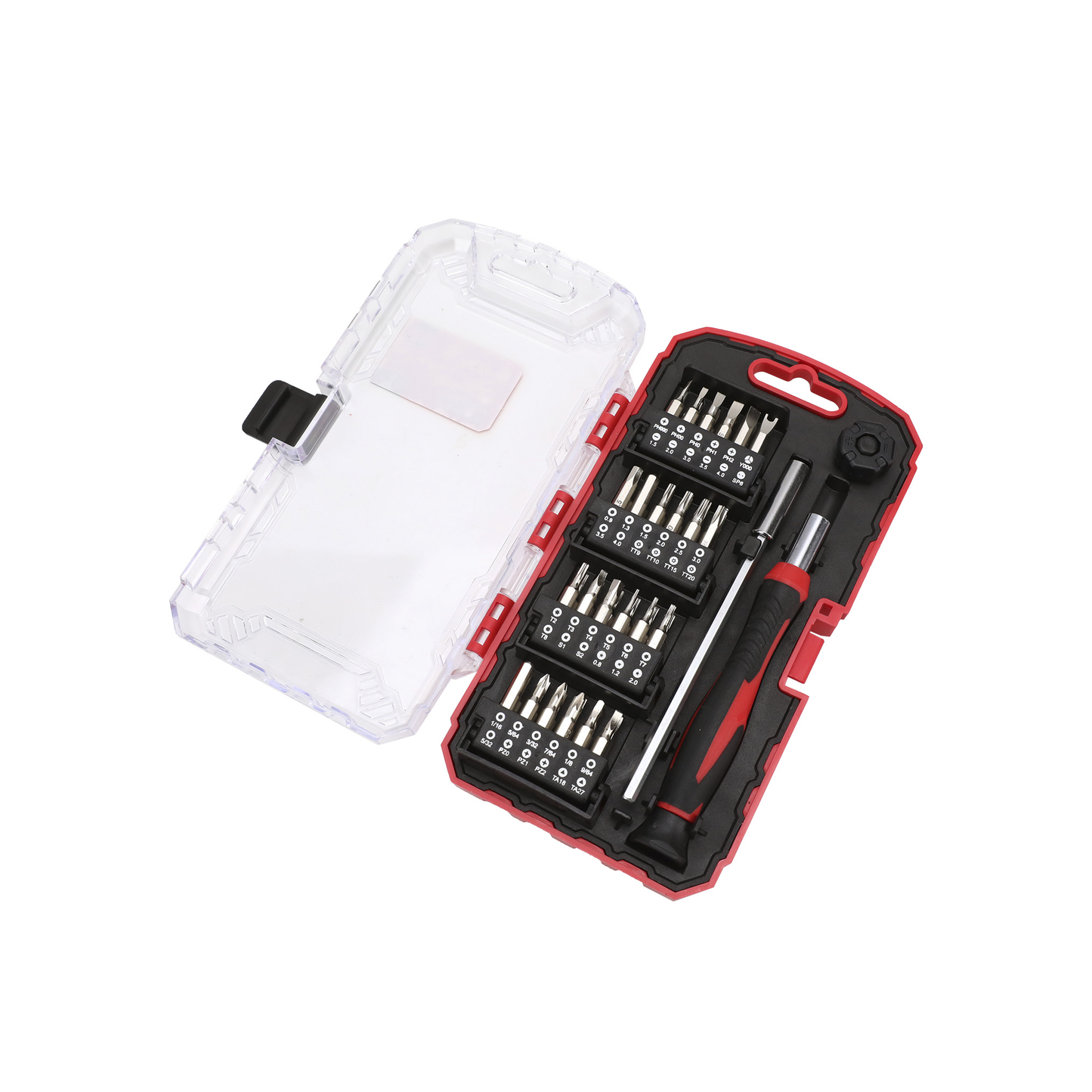 PST-H020-02 - Juego de 51 Piezas de Desarmador de Precisión con Puntas con Extensor (CR-V).