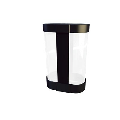 PTLUX Extensión de iluminación para la parte superior de las columnas PT050, PT100, PT150 y PT200. Sólo bombillas de bajo consumo no incandescentes (E27).