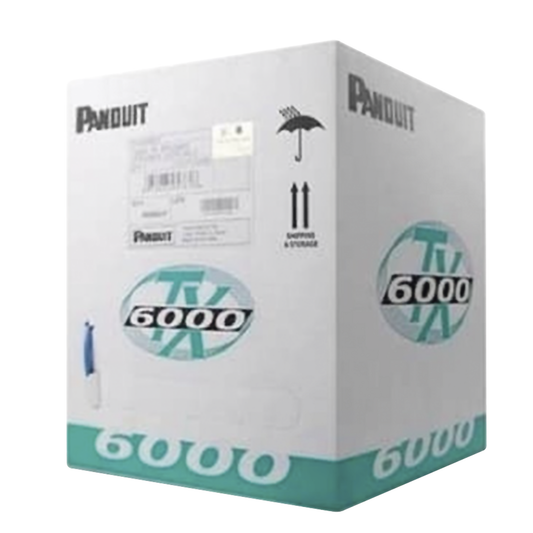 Bobina de Cable UTP 305 m. de Cobre, TX6000? PanNet, Reelex, Naranja, Categoría 6 Mejorado (23 AWG), PVC (CM), de 4 pares