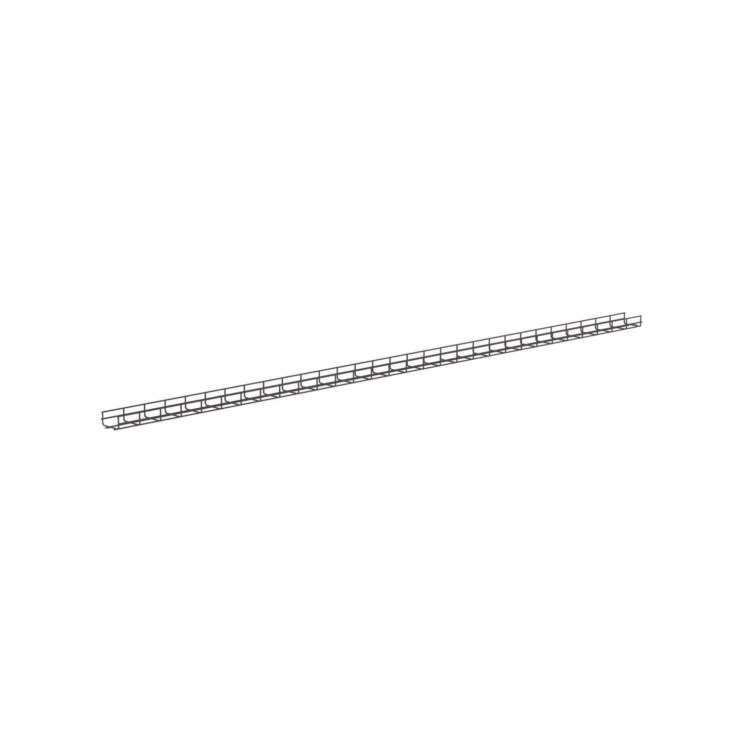 PWB2X12BL - Charola Wire Basket de 12 in (304 mm) de Ancho, 2 in (50 mm) de Alto, 3 m de Largo, Hasta 209 Cables Cat6, Color Negro
