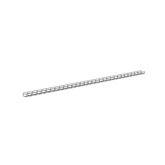 PWB2X12BL - Charola Wire Basket de 12 in (304 mm) de Ancho, 2 in (50 mm) de Alto, 3 m de Largo, Hasta 209 Cables Cat6, Color Negro